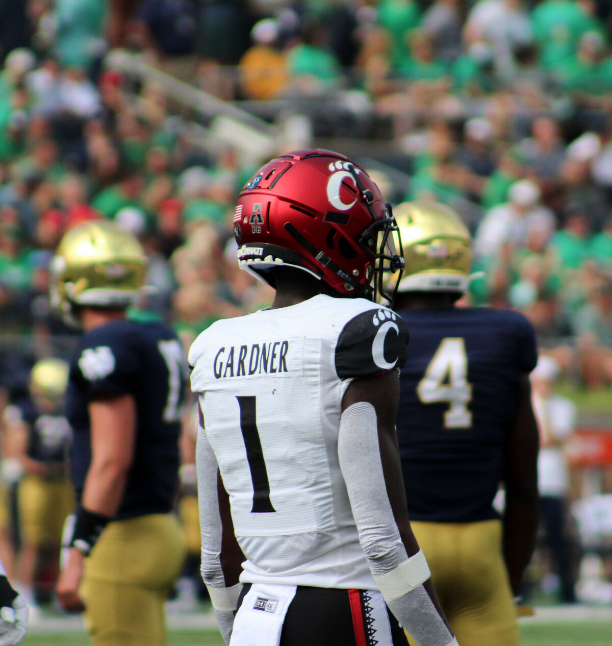 UC football vs. Notre Dame Ahmad Gardner